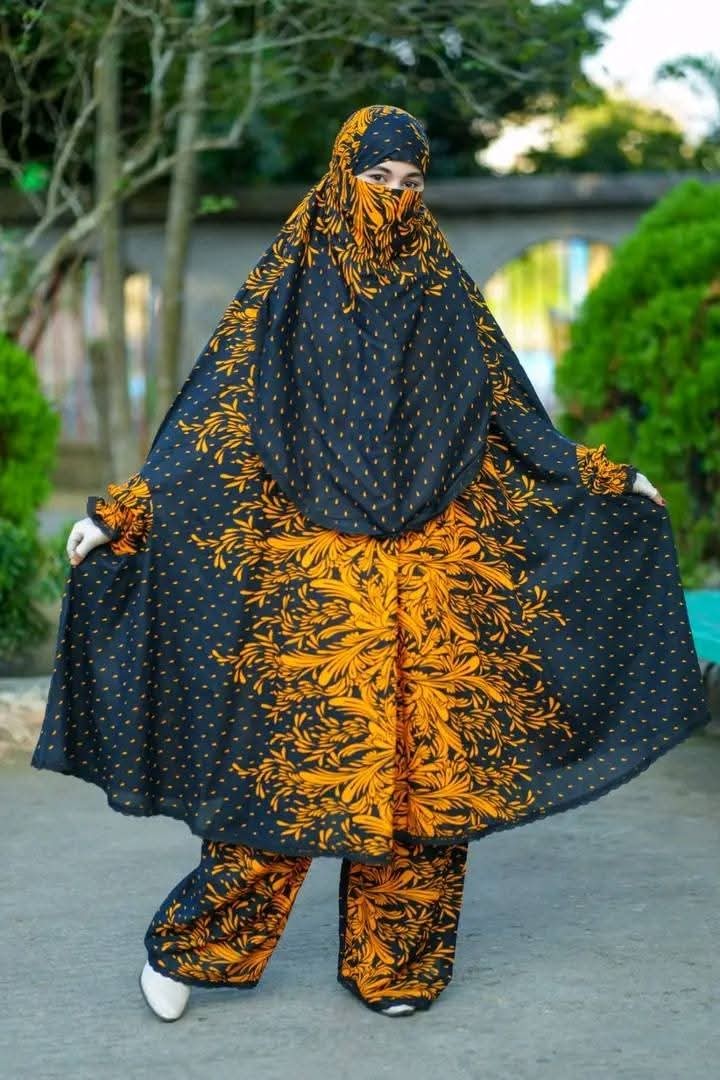 khimar +plazo set