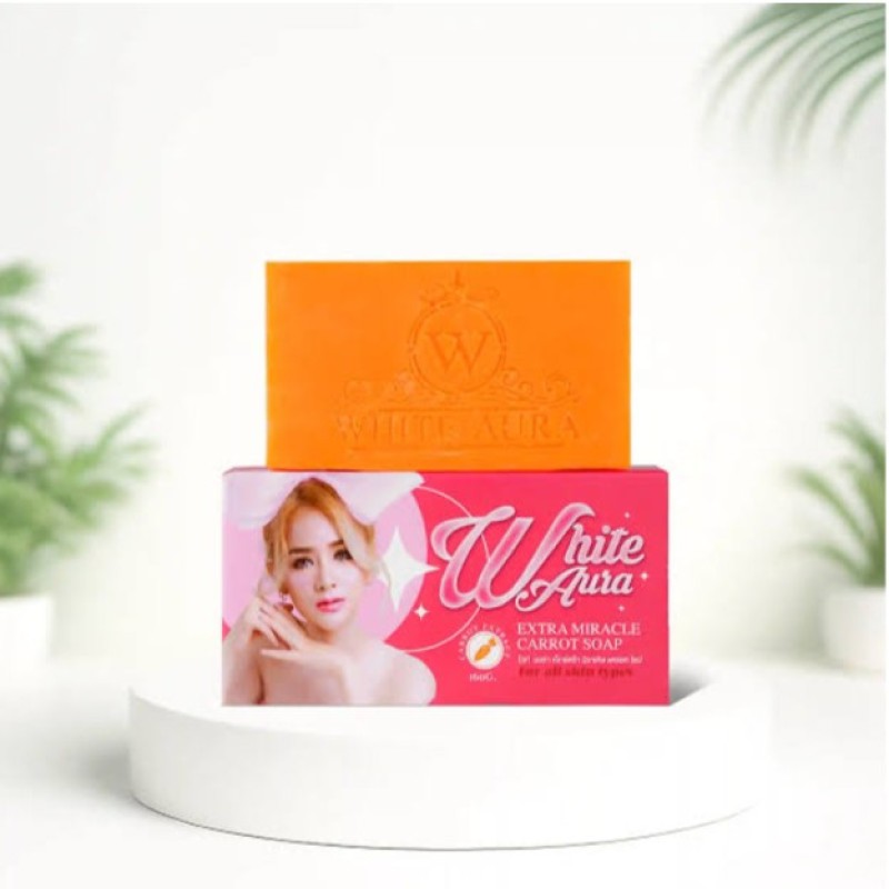 White Aura Miracle Carrot Soap